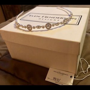 Malis Henderson crystal bridal headband
